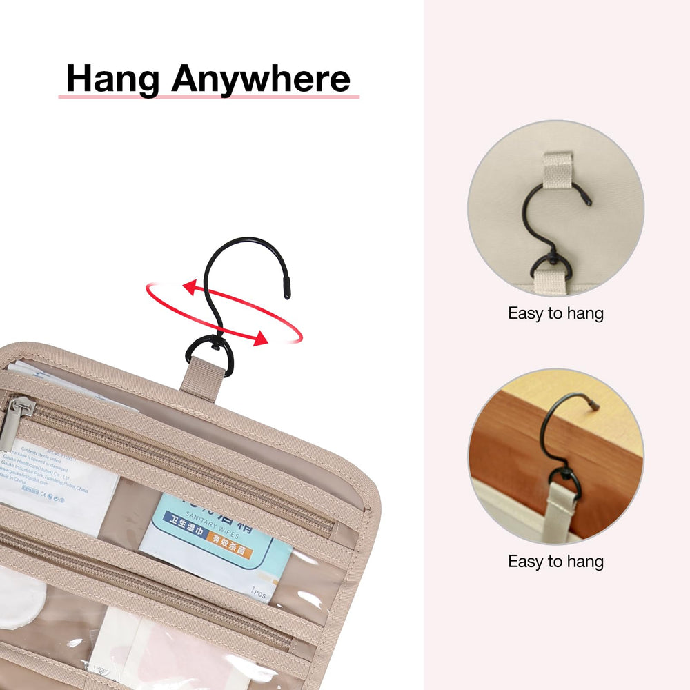 BAGSMART transparent sides provide clear overview of contents at a glance