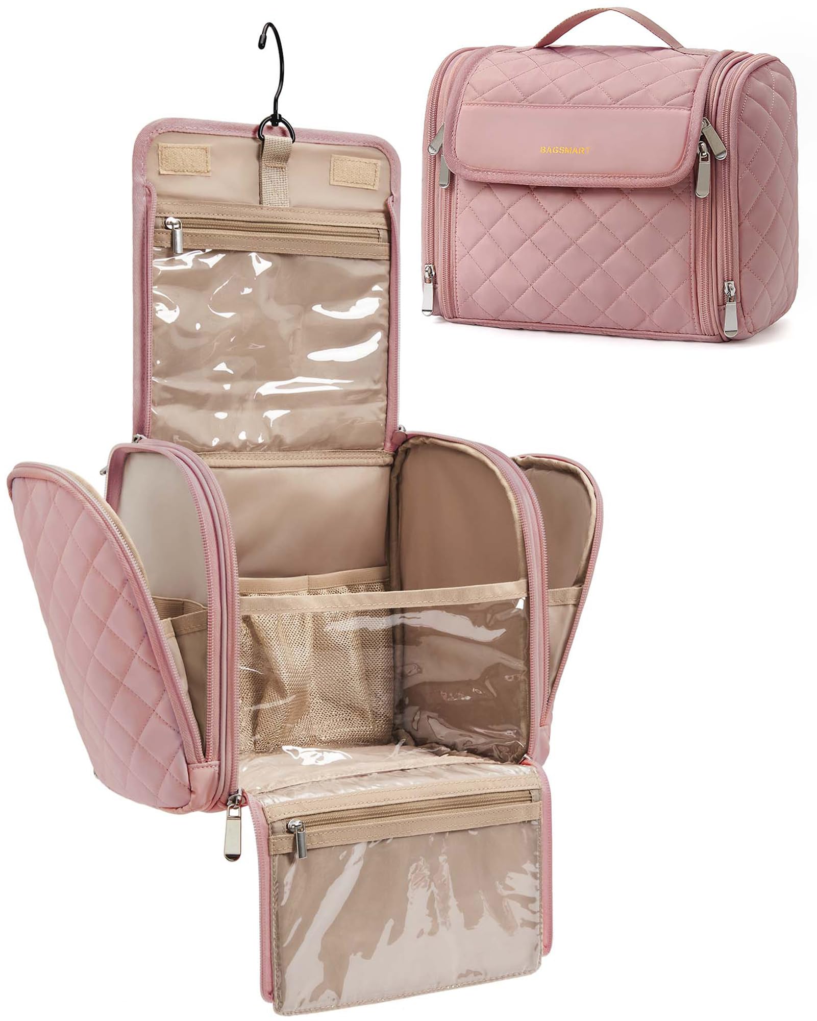 BAGSMART top-handle design for easy carrying between locations