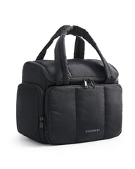 BAGSMART travel toiletry bag with cloud-soft fabric offers lightweight packing and spill protection for on-the-go trips.