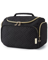 BAGSMART travel toiletry bag large capacity with front pocket for easy organization on trips