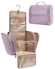 BAGSMART travel toiletry bag large-capacity design for organized packing on trips.