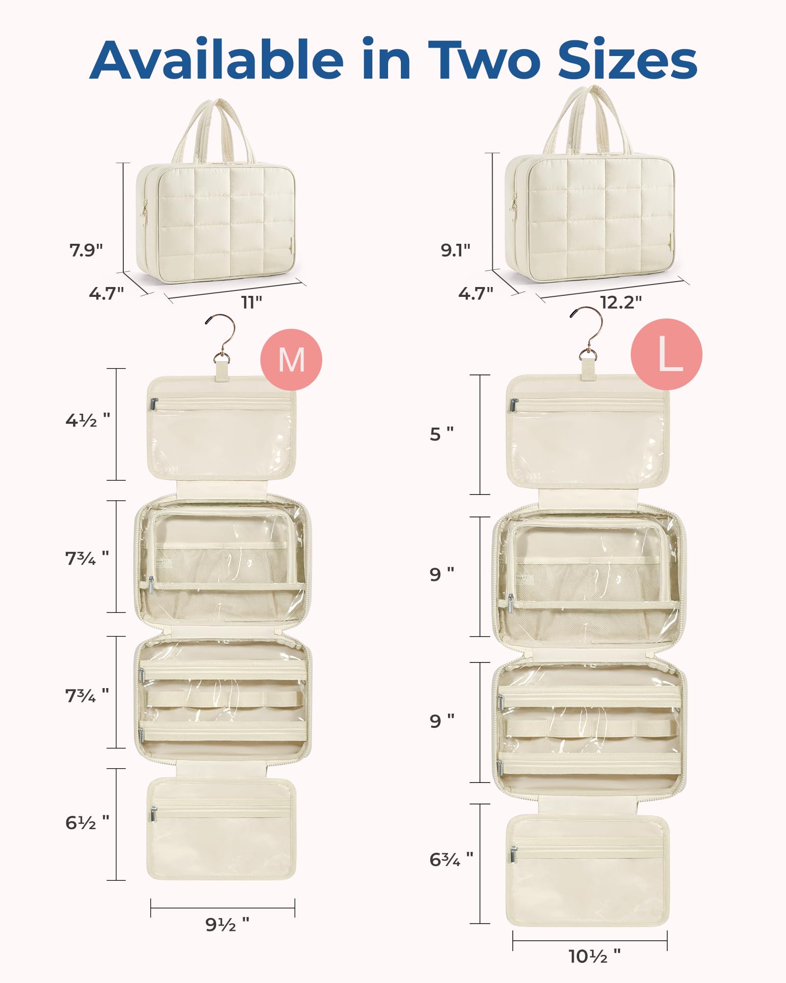 BAGSMART puffy fabric close-up shows soft, lightweight material for easy packing.