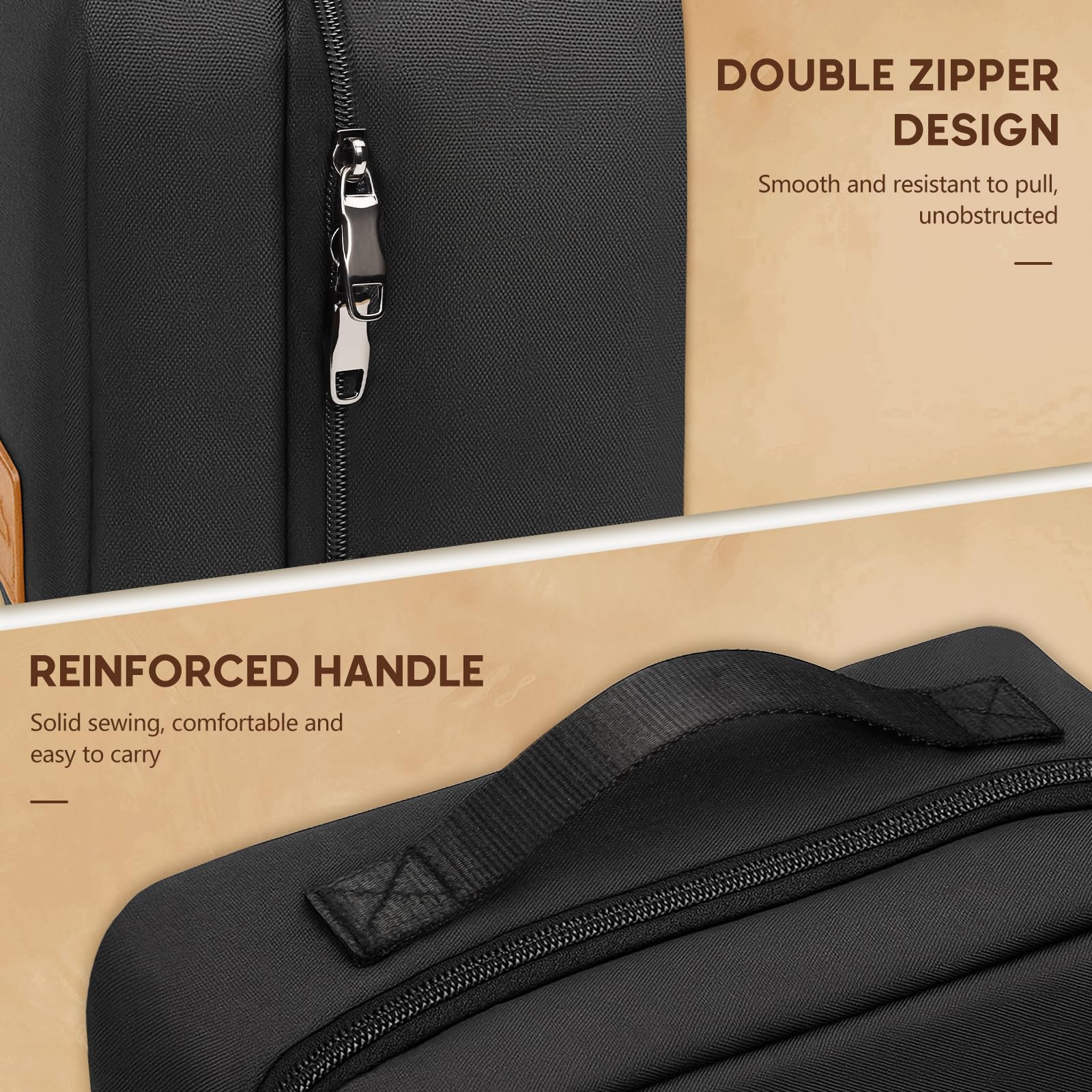BagUrshion toiletry bag rugged 900D Oxford fabric resists wear.