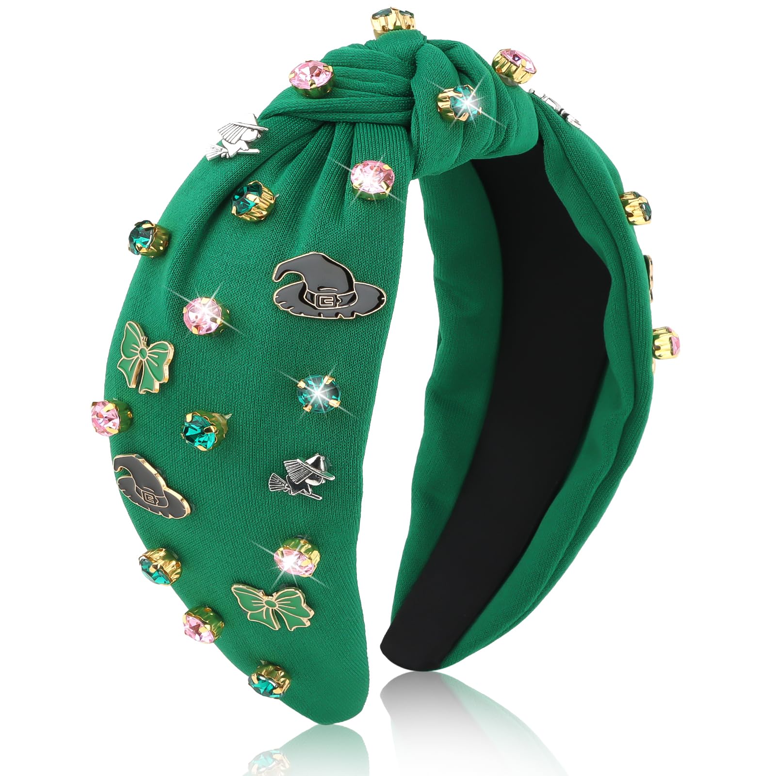 BAHABY knotted headbands feature wicked design for festive Halloween style.