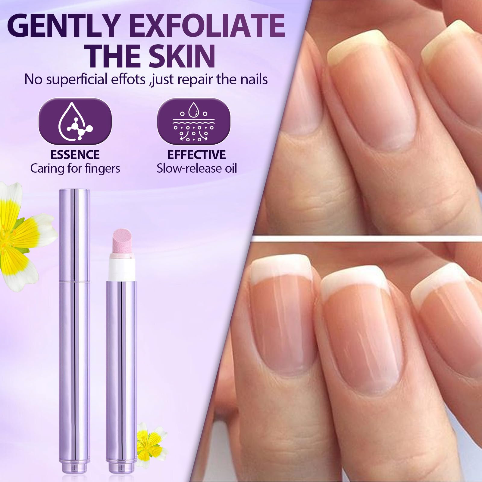 BaiKupo cuticle oil pen for dry cuticles and increased moisture