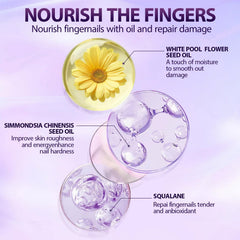 BaiKupo cuticle oil pen in hand applying for smoother, nourished nails