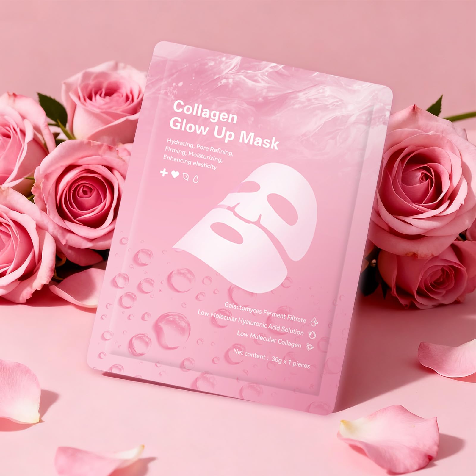 baioribe Qu𝖆𝖘Bio-Collagen mask application feels weightless