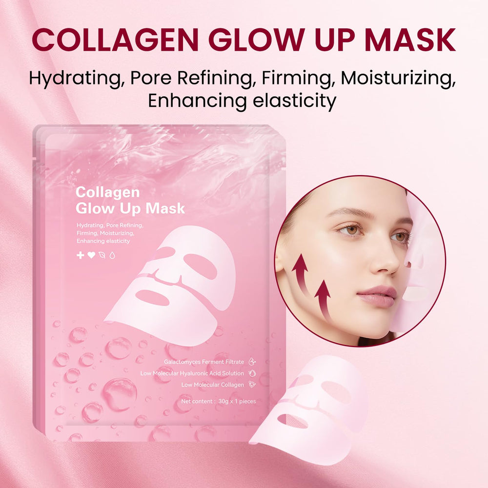 baioribe Qu𝖆𝖘Bio-Collagen Sheet Mask delivers deep hydration overnight