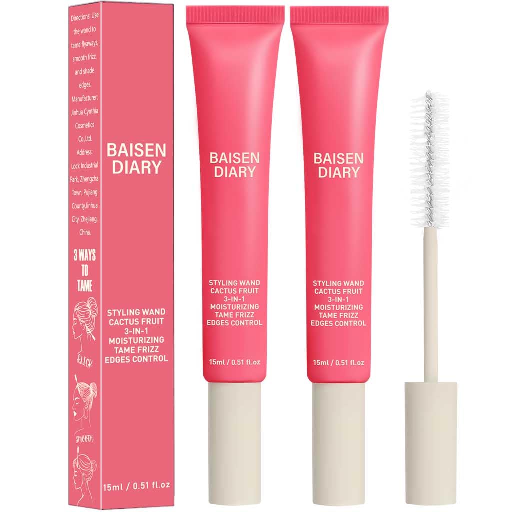 BAISEN DIARY cactus fruit 3-in-1 styling cream pack for frizz control and shine.