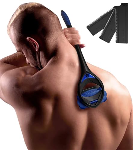 baKblade 3.0 back shaver with 23 inch handle for effortless reach and precise trimming