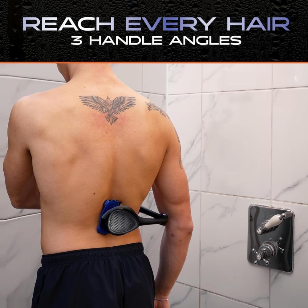baKblade 3.0 no batteries required back shaver delivers reliable manual grooming
