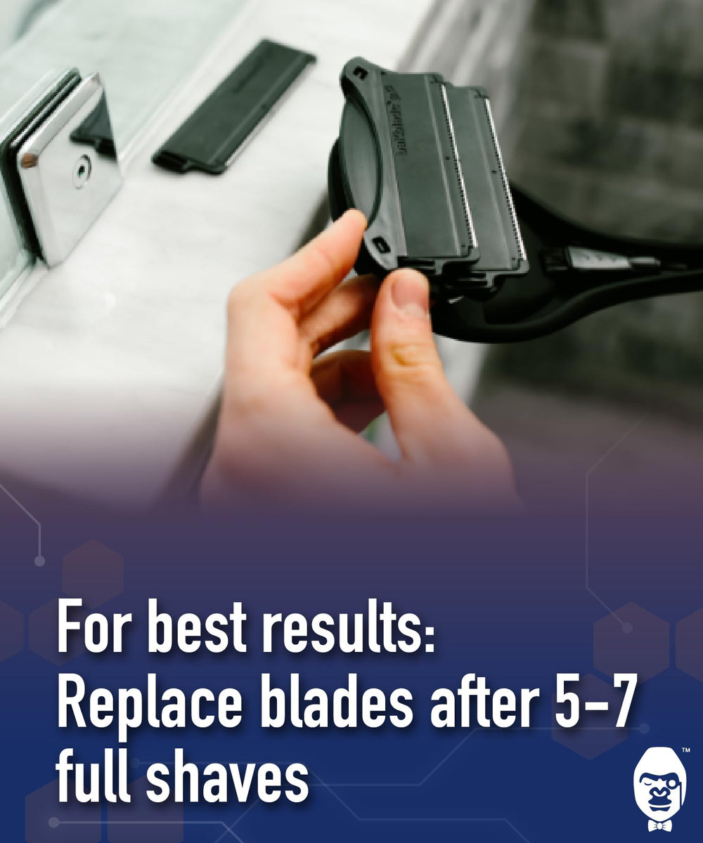 baKblade cleaning brush included helps extend blade life with easy maintenance.