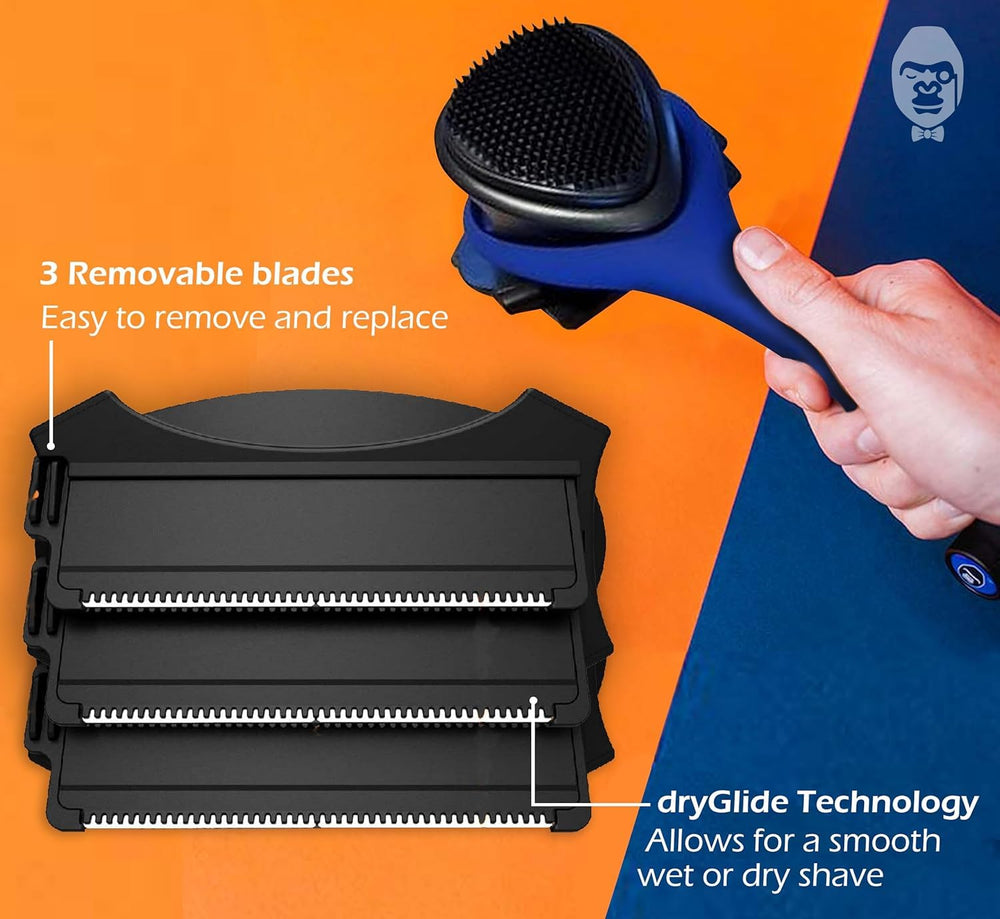 BAKBLADE DRYglide back blades change enables quick blade swaps for smooth results.
