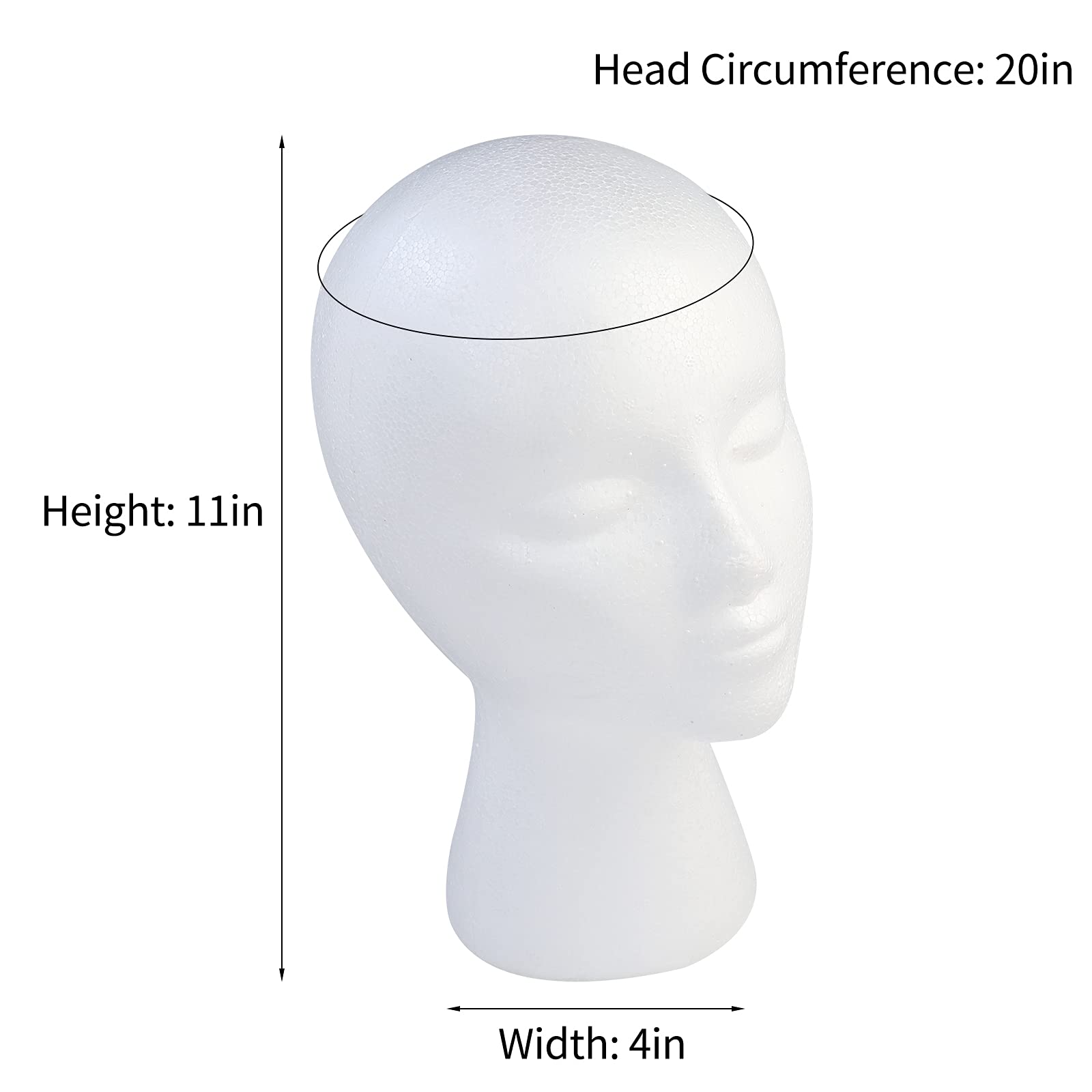 BALABALA wig head bottom clamp hole enables stable table-top styling during trims