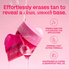 BALI BODY Express Tan Remover packaging on shelf emphasizing clean branding.