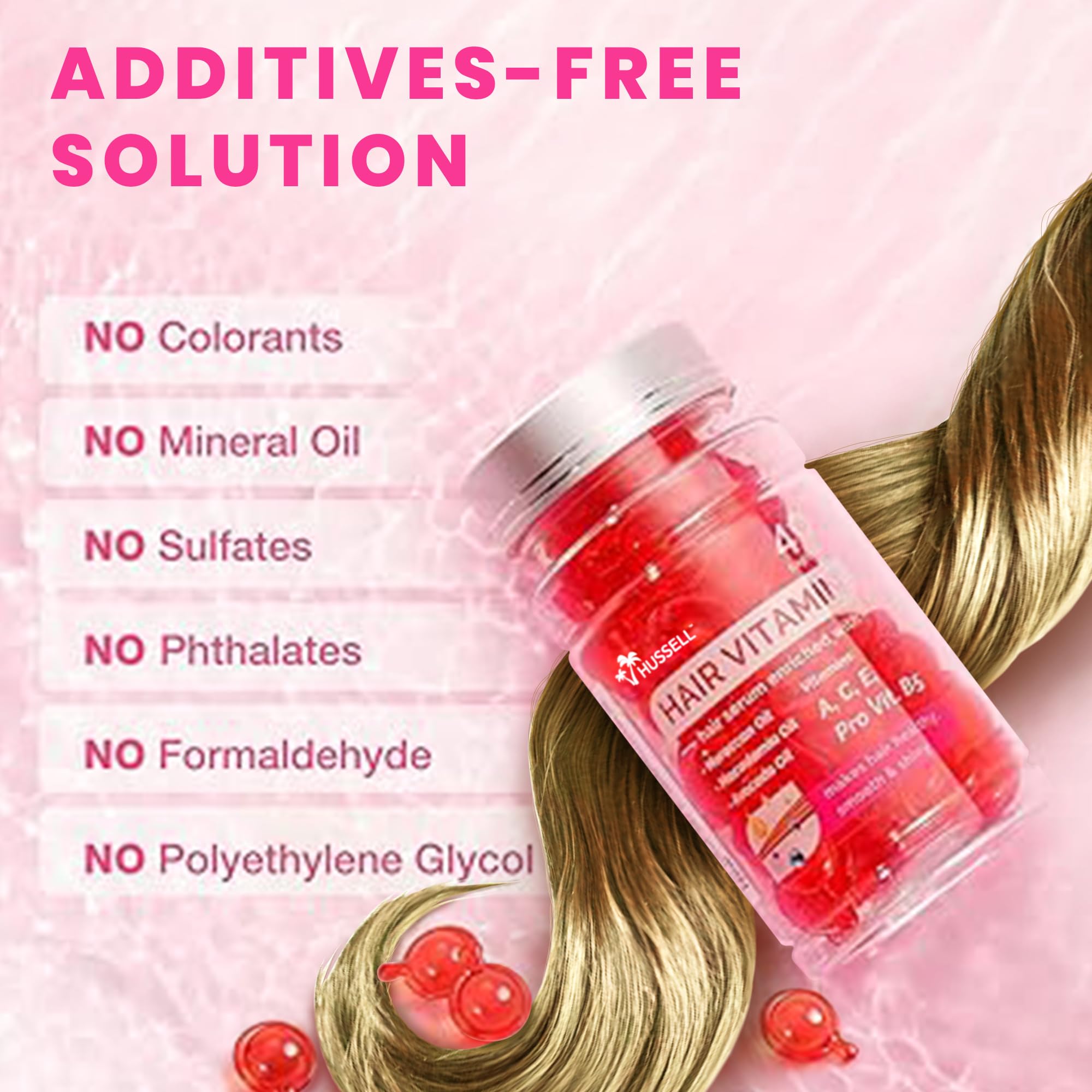Bali Secret frizz control shine on frizzy hair.