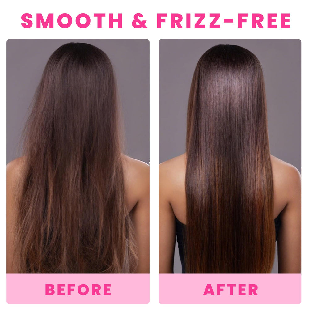 Bali Secret Hussell Hair Serum capsule being opened for easy no-rinse application.