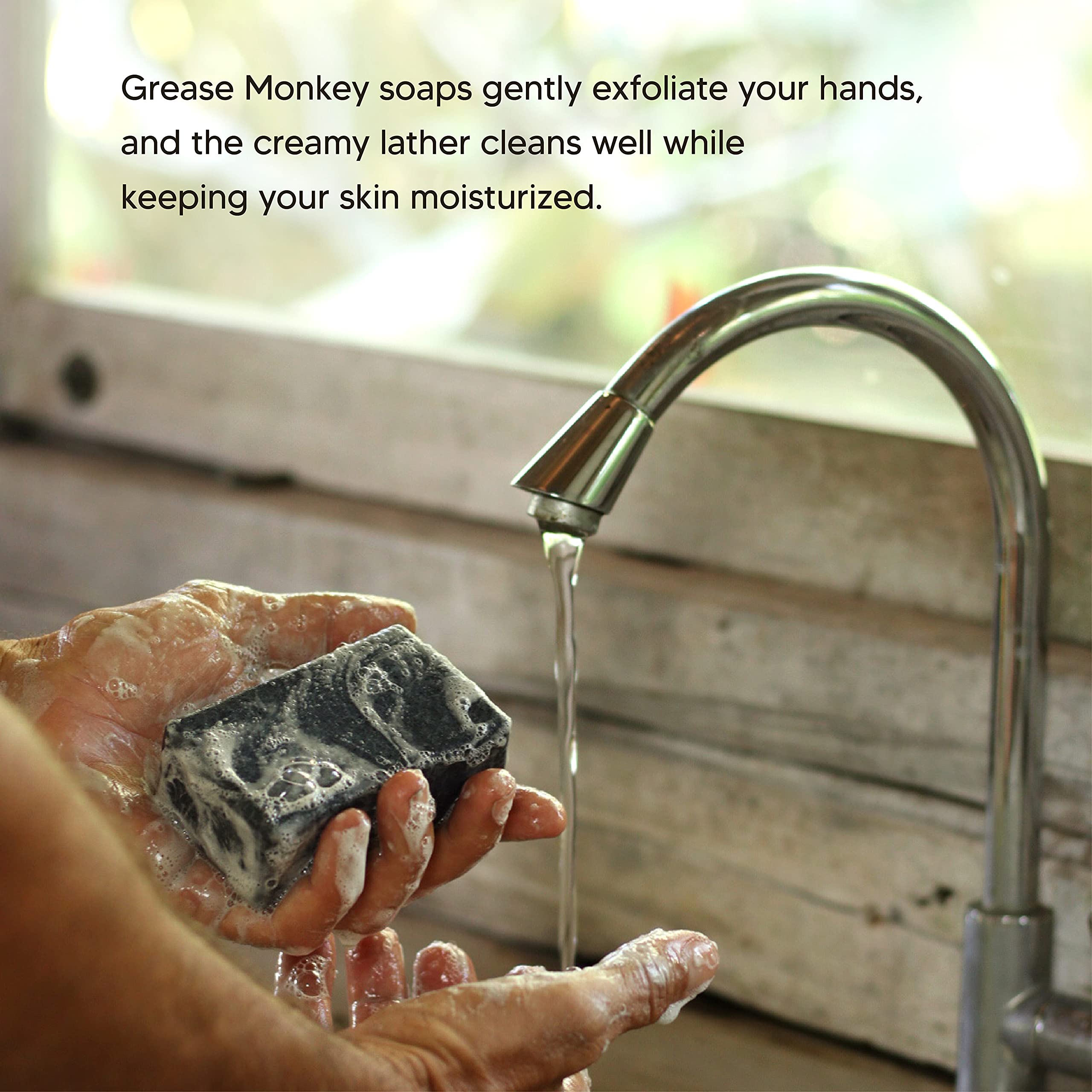 Bali Soap Grease Monkey Father's Day gift idea presentation.