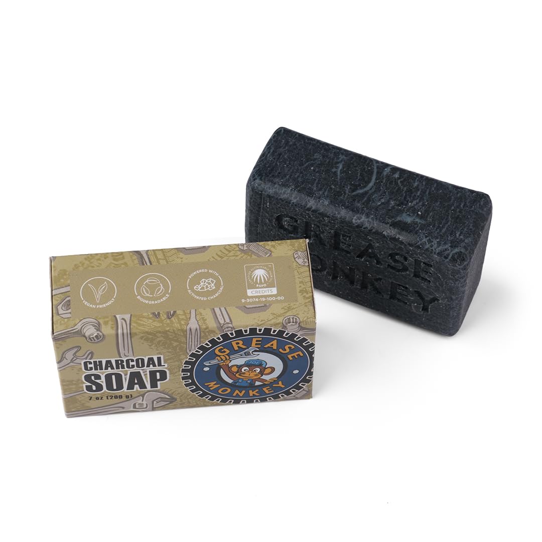 Bali Soap Grease Monkey wrapped bar packaging ready for gifting.