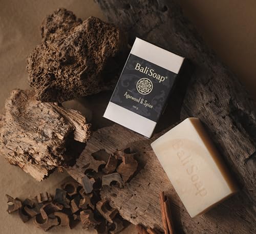 Bali Soap Masculine Collection ginger-coffee bar—invigorating wake-up wash with warm notes.