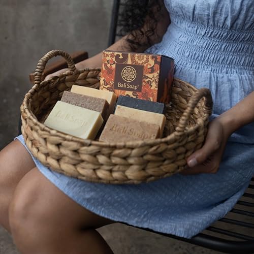 Bali Soap mango bar close-up, creamy texture and refreshing citrus notes