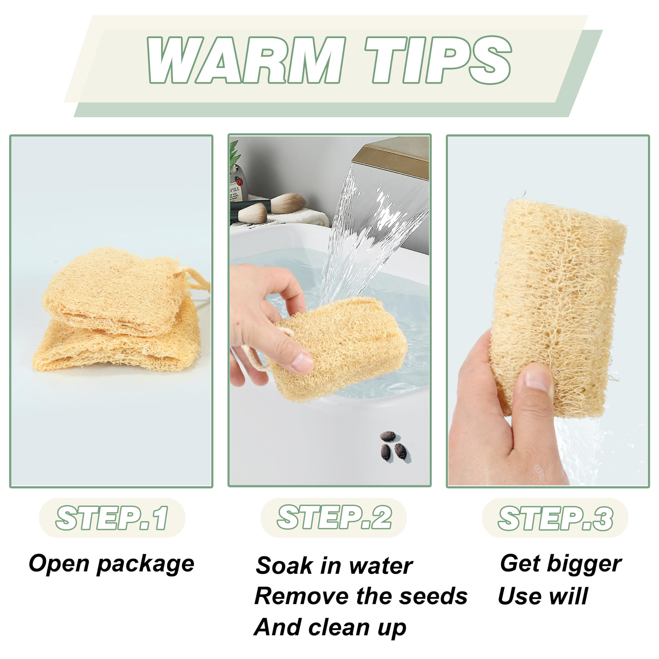Balifeel loofah sponge gift-ready packaging signals a thoughtful eco-conscious present.