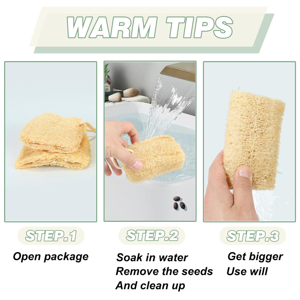 Balifeel loofah sponge gift-ready packaging signals a thoughtful eco-conscious present.