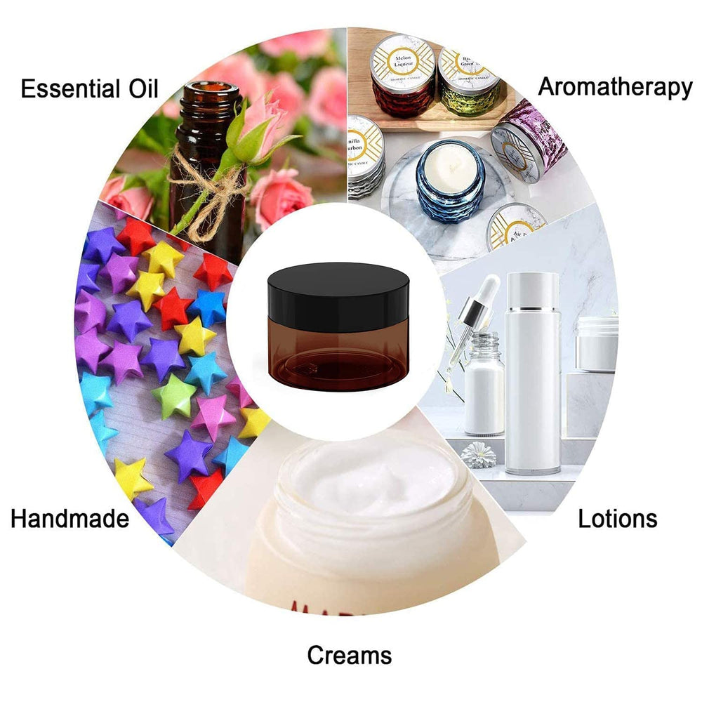 BallHull amber jar blocks light to help protect color-sensitive formulations.