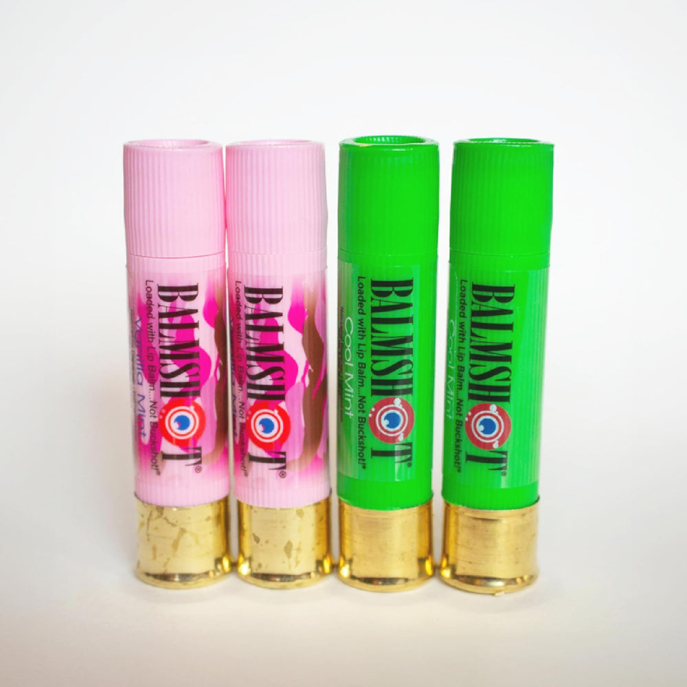 Balmshot lip balm for outdoor adventures in use.