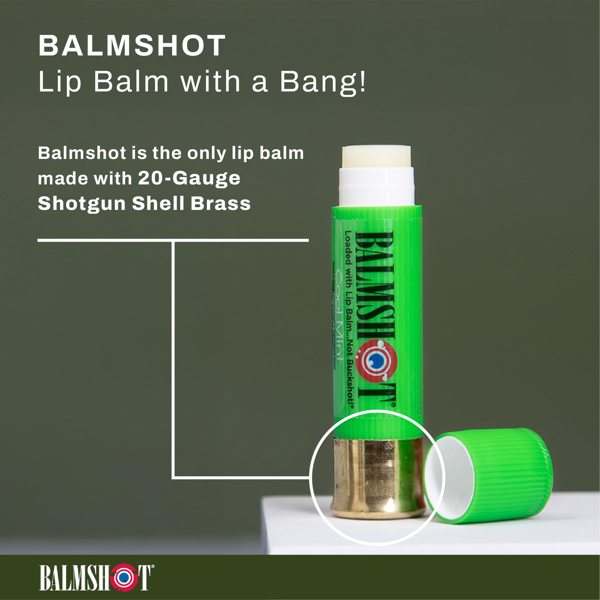 Balmshot shotgun-shell tube in pocket demonstrates rugged durability.