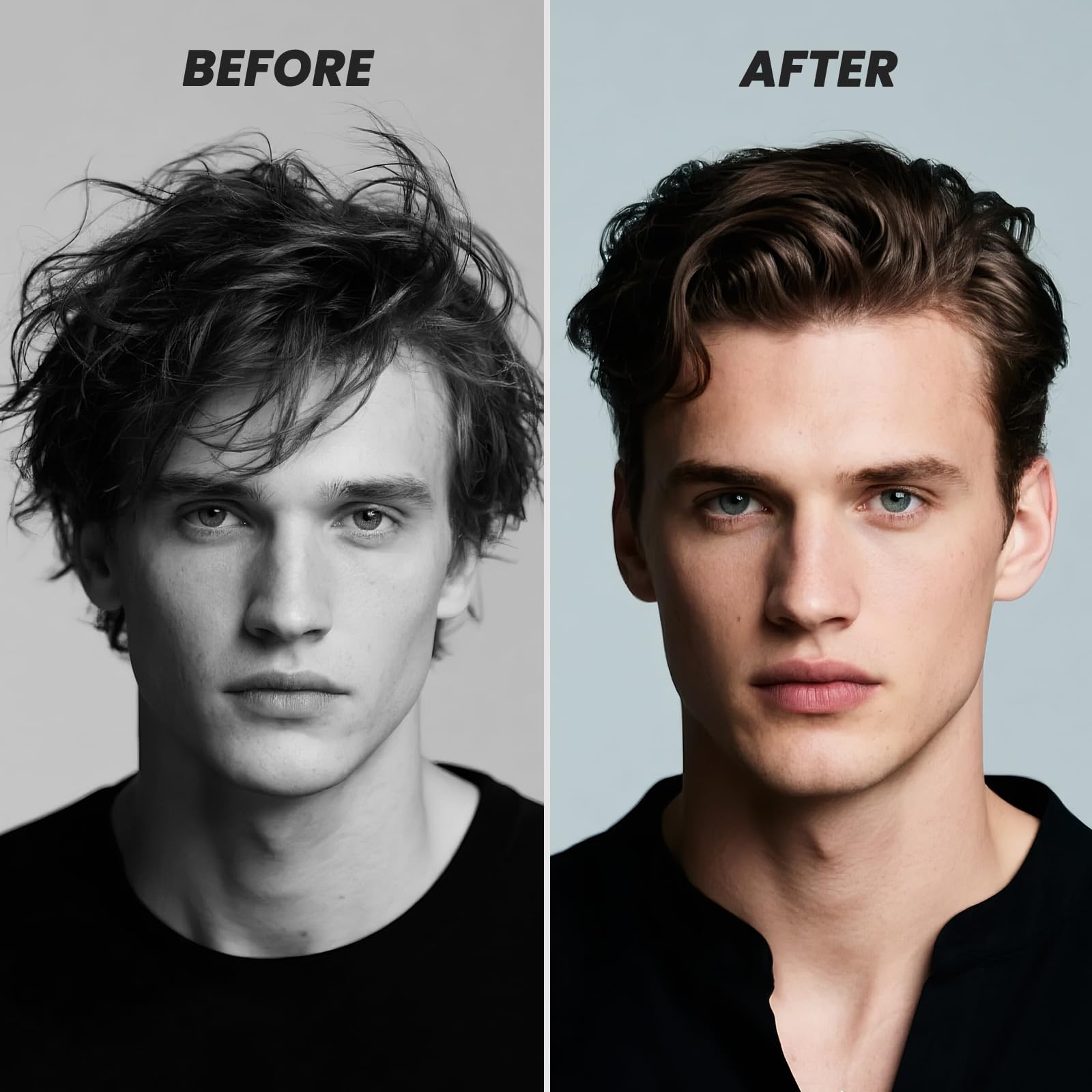 BALON hair brush daily-care routine supports healthy-looking hair.