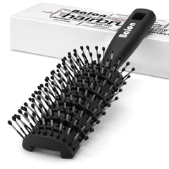 BALON hair brush vent-design speeds up drying for quicker styling.