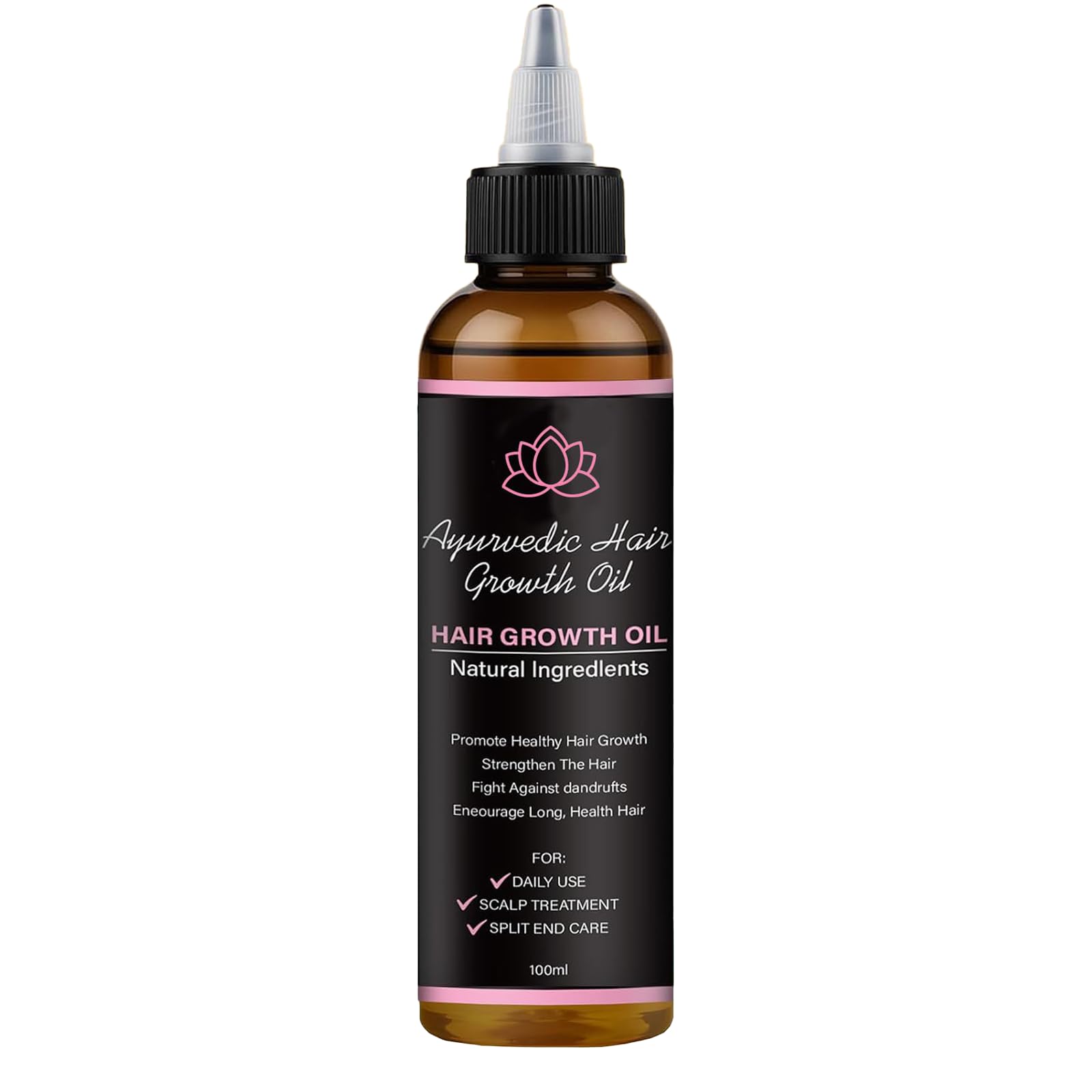 BALPPRD Lifewitqueenp oil bottle showing lightweight hydration for healthier hair