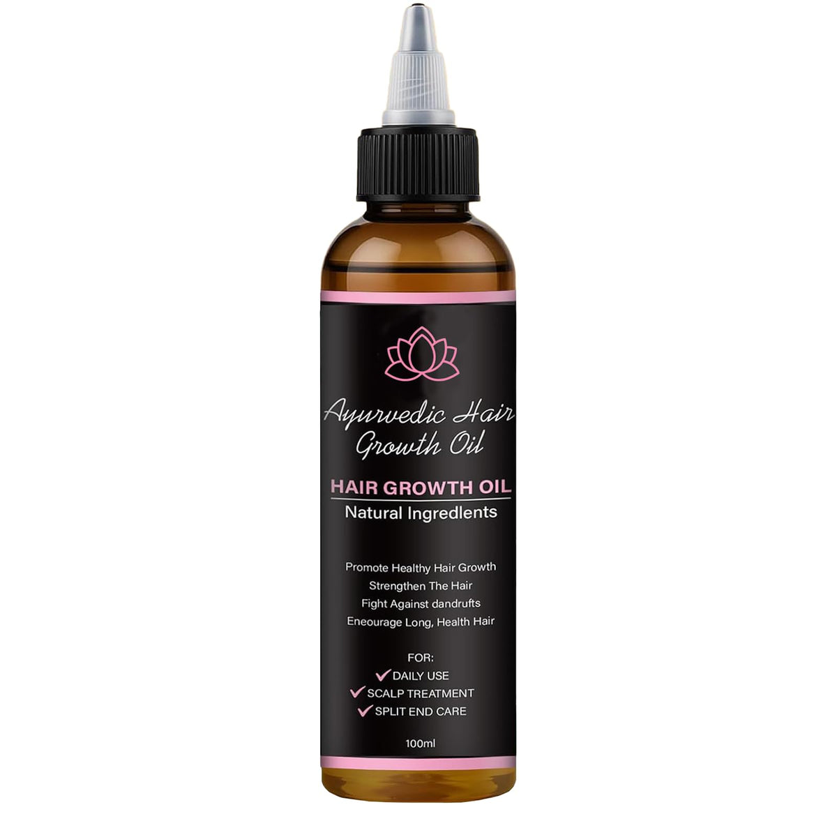 BALPPRD Lifewitqueenp oil bottle showing lightweight hydration for healthier hair
