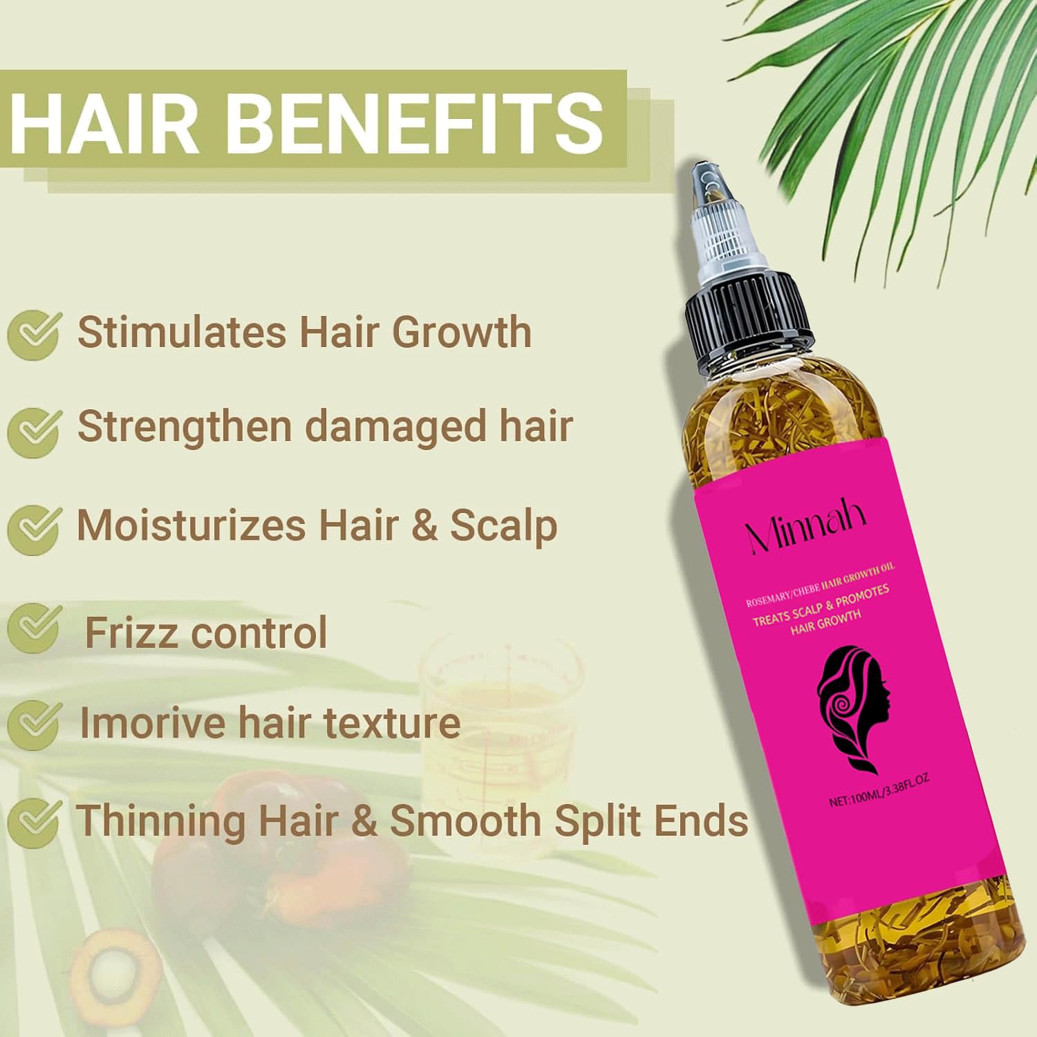 BALPPRD Minnah Batana Oil being pumped for easy scalp application.