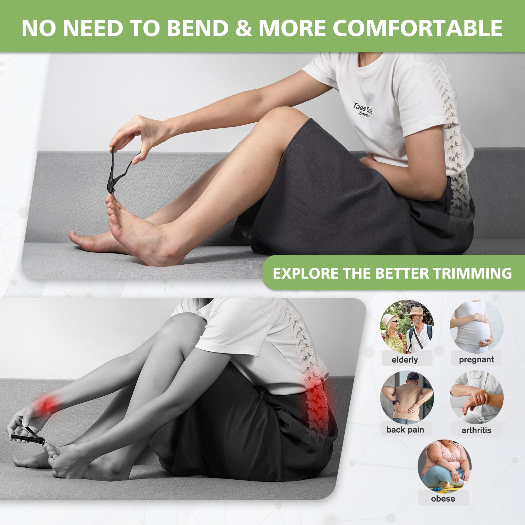 Baluca nail clipper thick-nails-blades cuts thick nails effortlessly and precisely