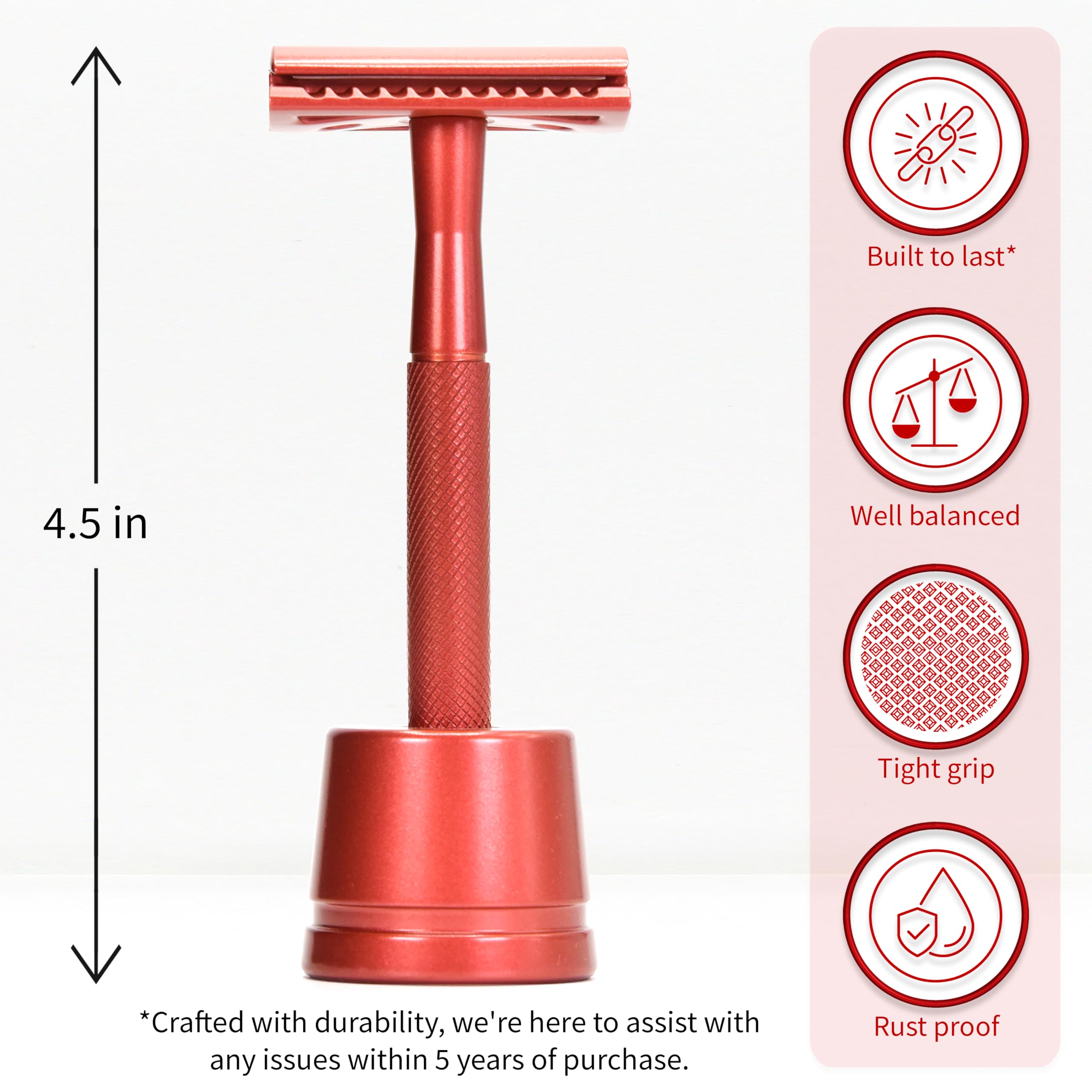 Bambaw double-edge razor head close-up emphasizes precision and craftsmanship