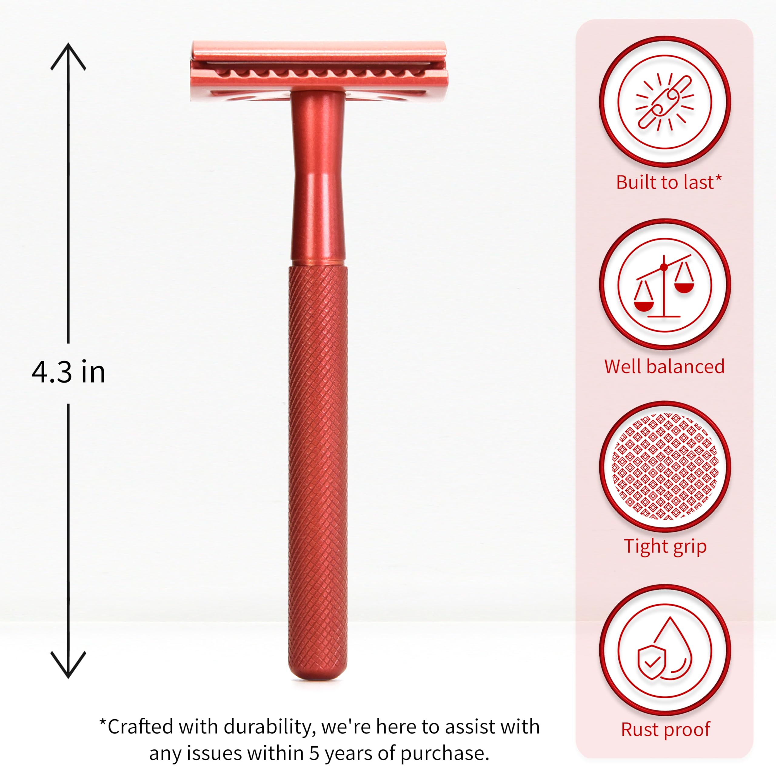 Bambaw double-edged safety razor demonstrates long-lasting, cost-efficient shaving.