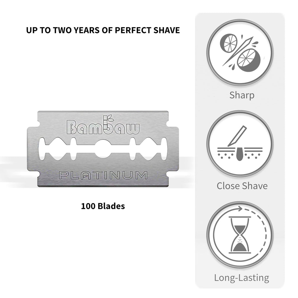 Bambaw European-made razor blades emphasize European craftsmanship.