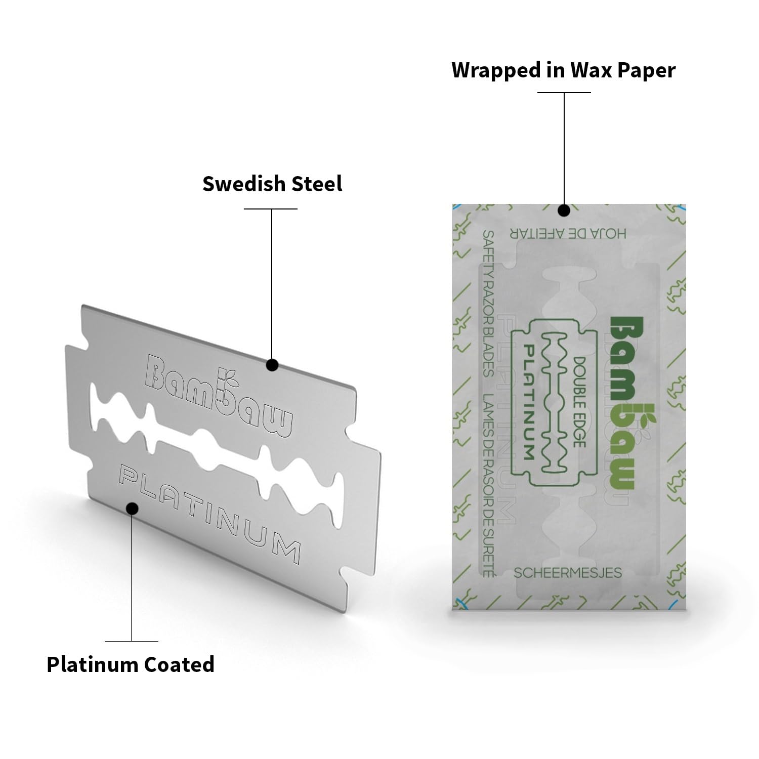 Bambaw plastic-free packaging in kraft box for eco-friendly shaving.