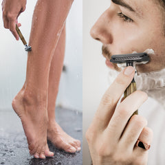 Bambaw replaceable blades pack enables easy blade swaps for ongoing grooming.