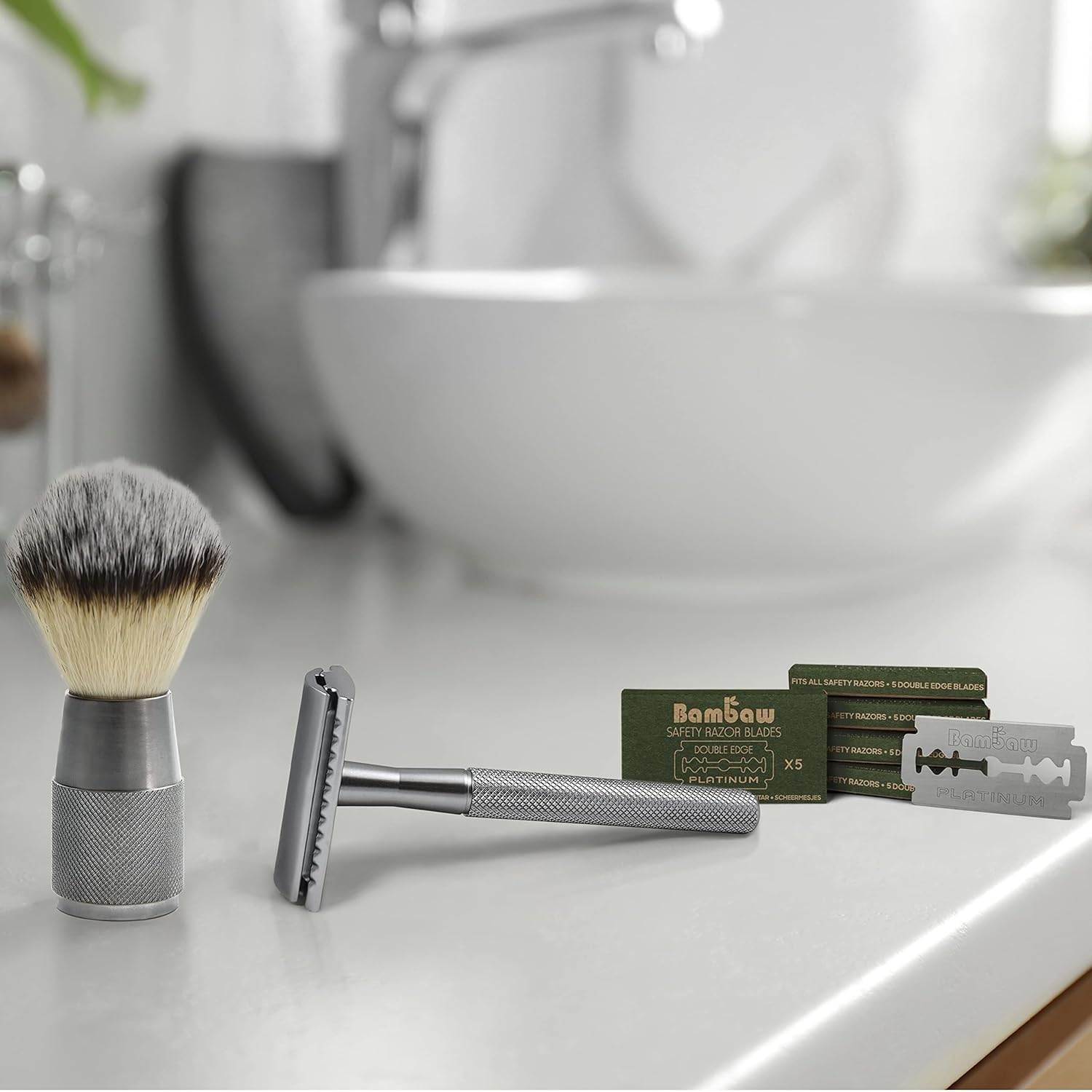 Bambaw wax-paper wrapped blades showing safety and handling.
