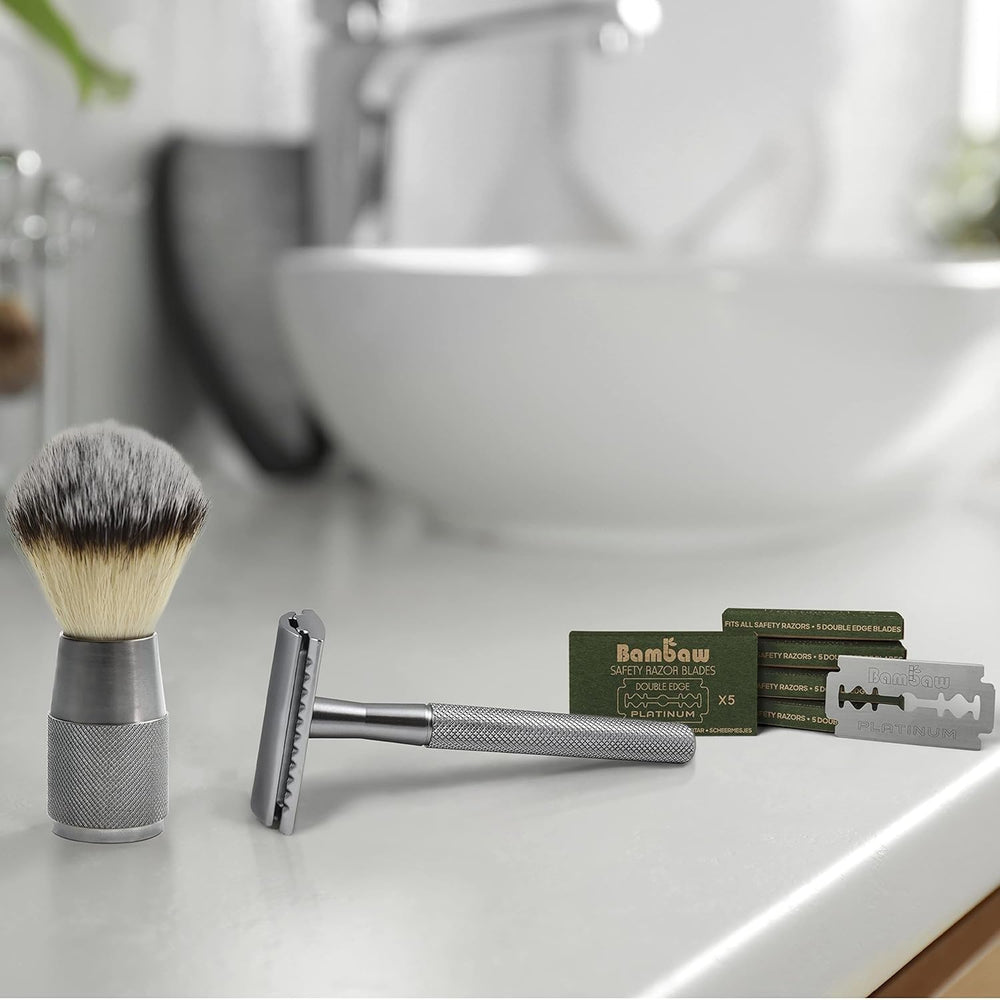 Bambaw wax-paper wrapped blades showing safety and handling.