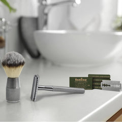 Bambaw wax-paper wrapped blades showing safety and handling.