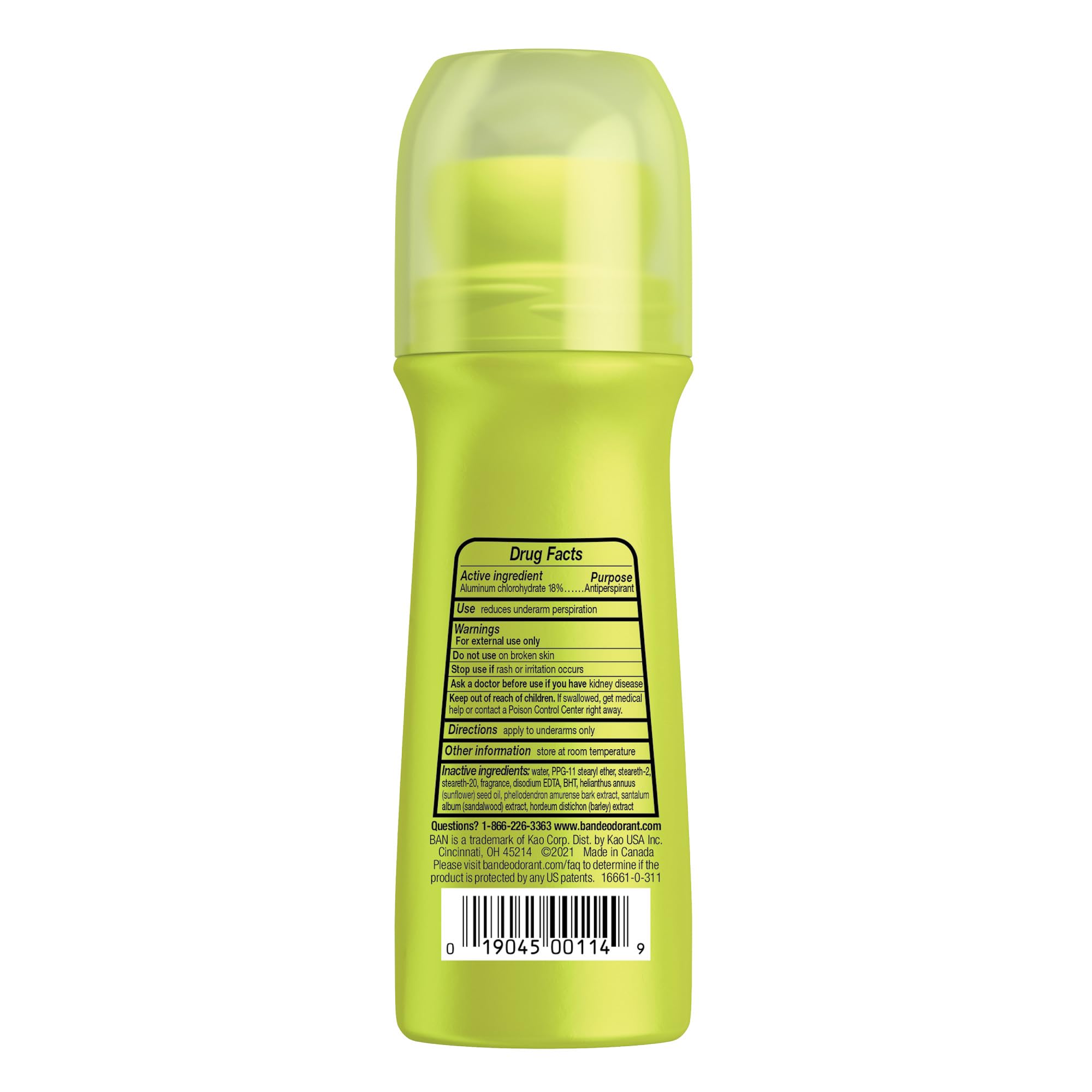 Ban Invisible Roll-On smooth-glide roller in action for easy daily use