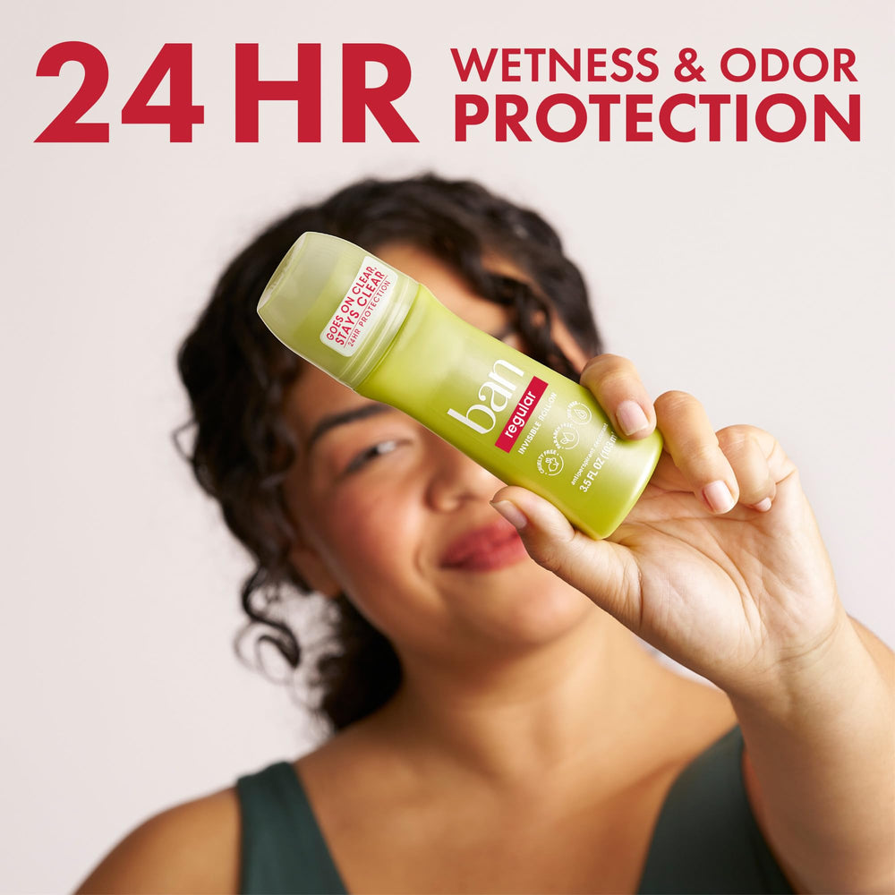 Ban Invisible Roll-On uses odor-fighting ingredients for long-lasting freshness