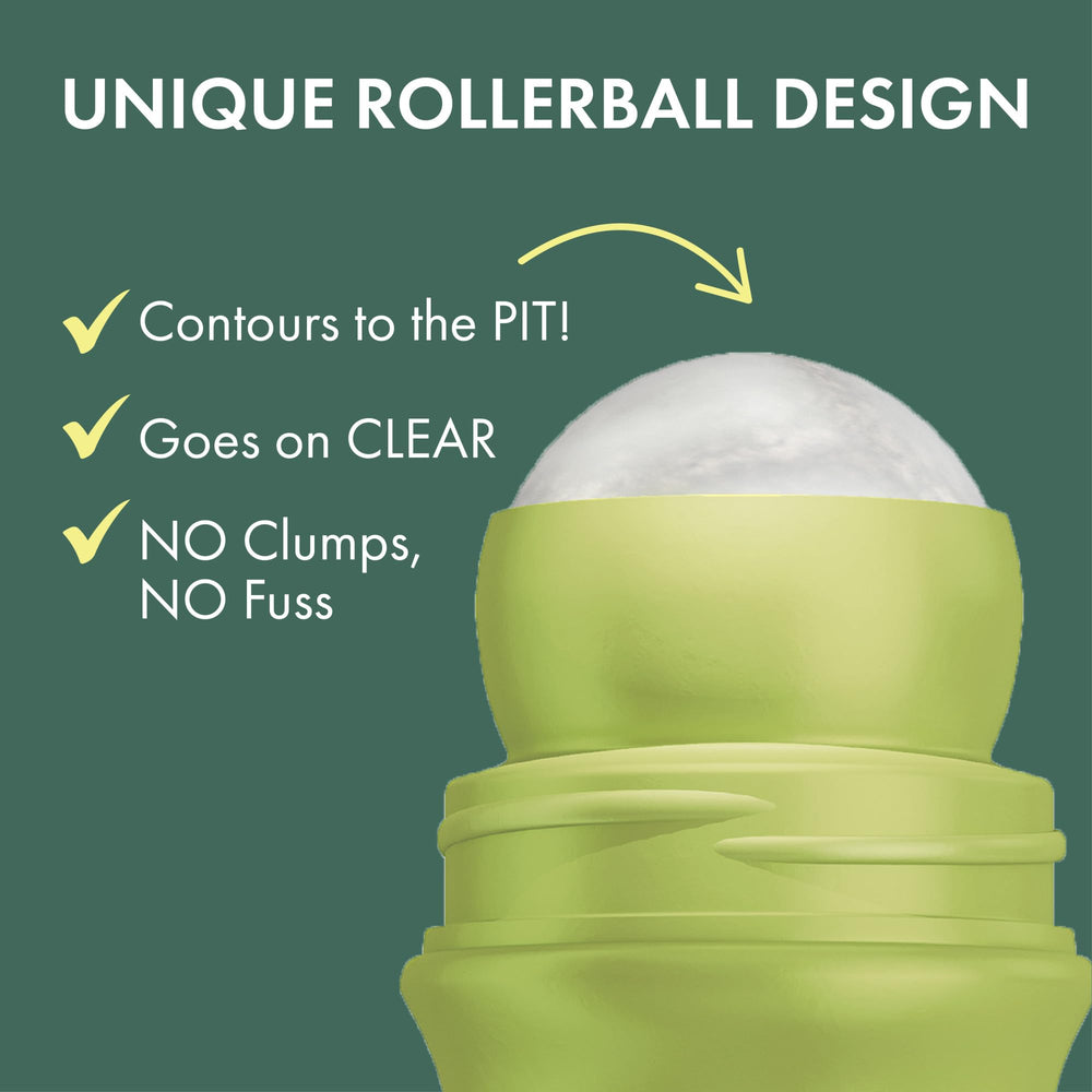 Ban Invisible Roll-On paraben-free, dye-free, phthalate-free formula for sensitive skin