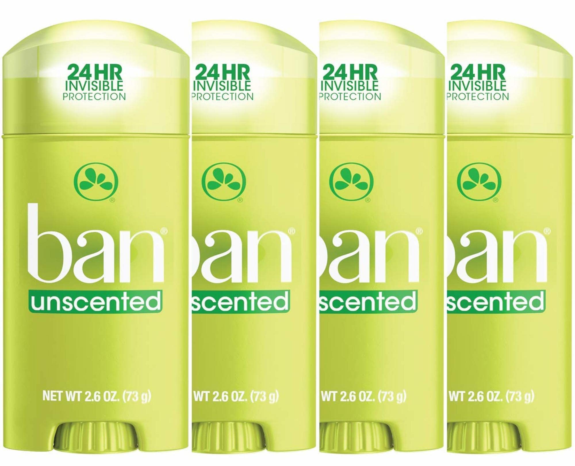 Ban Invisible Solid Deodorant applying underarm for 24-hour protection