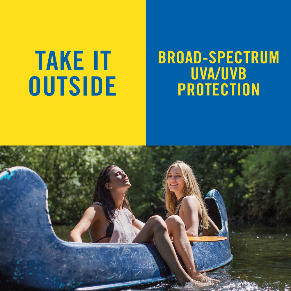 Banana Boat Deep Tanning Oil is water-resistant up to 80 minutes for active days.