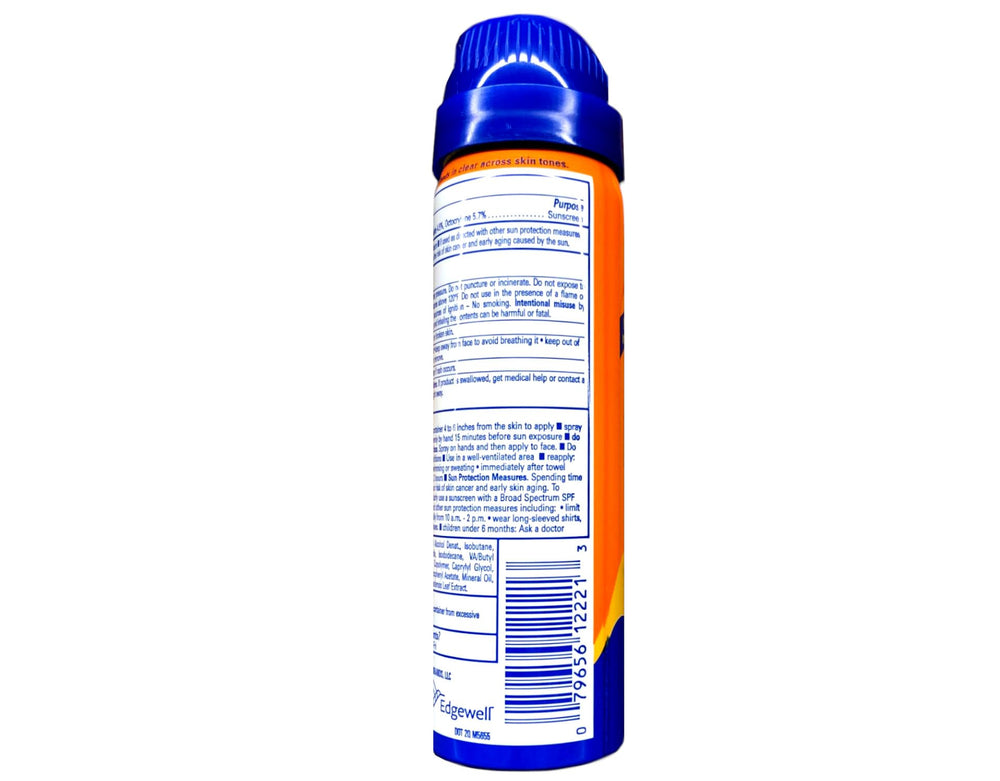 Banana Boat instant cooling shot emphasizes refreshing feel during workouts or sunny runs.